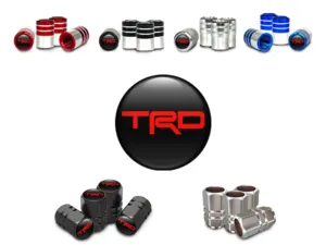 Toyota TRD Cappelli Stelo Valvola Bici Alta Qualità X